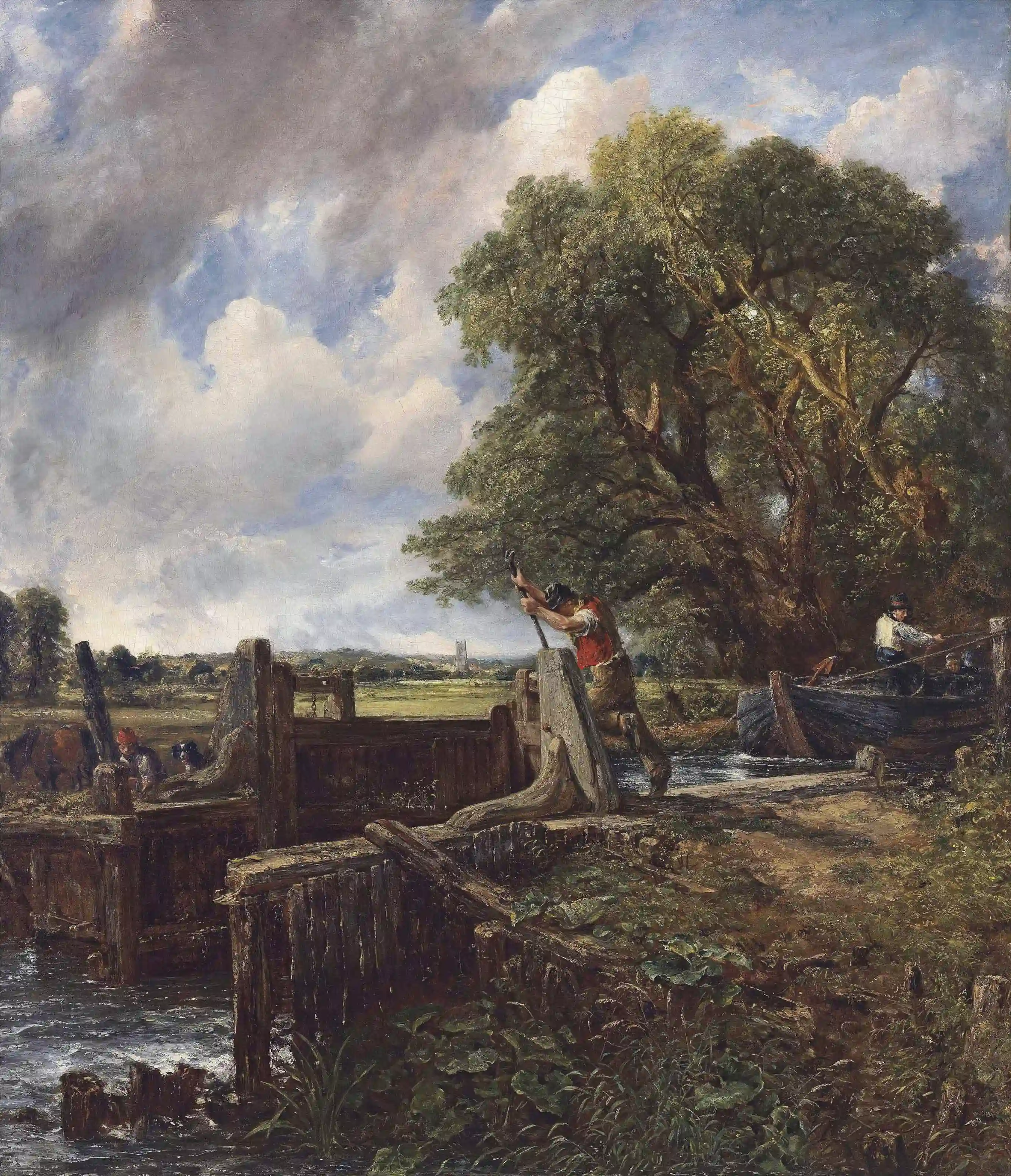 Obra La esclusa de John Constable