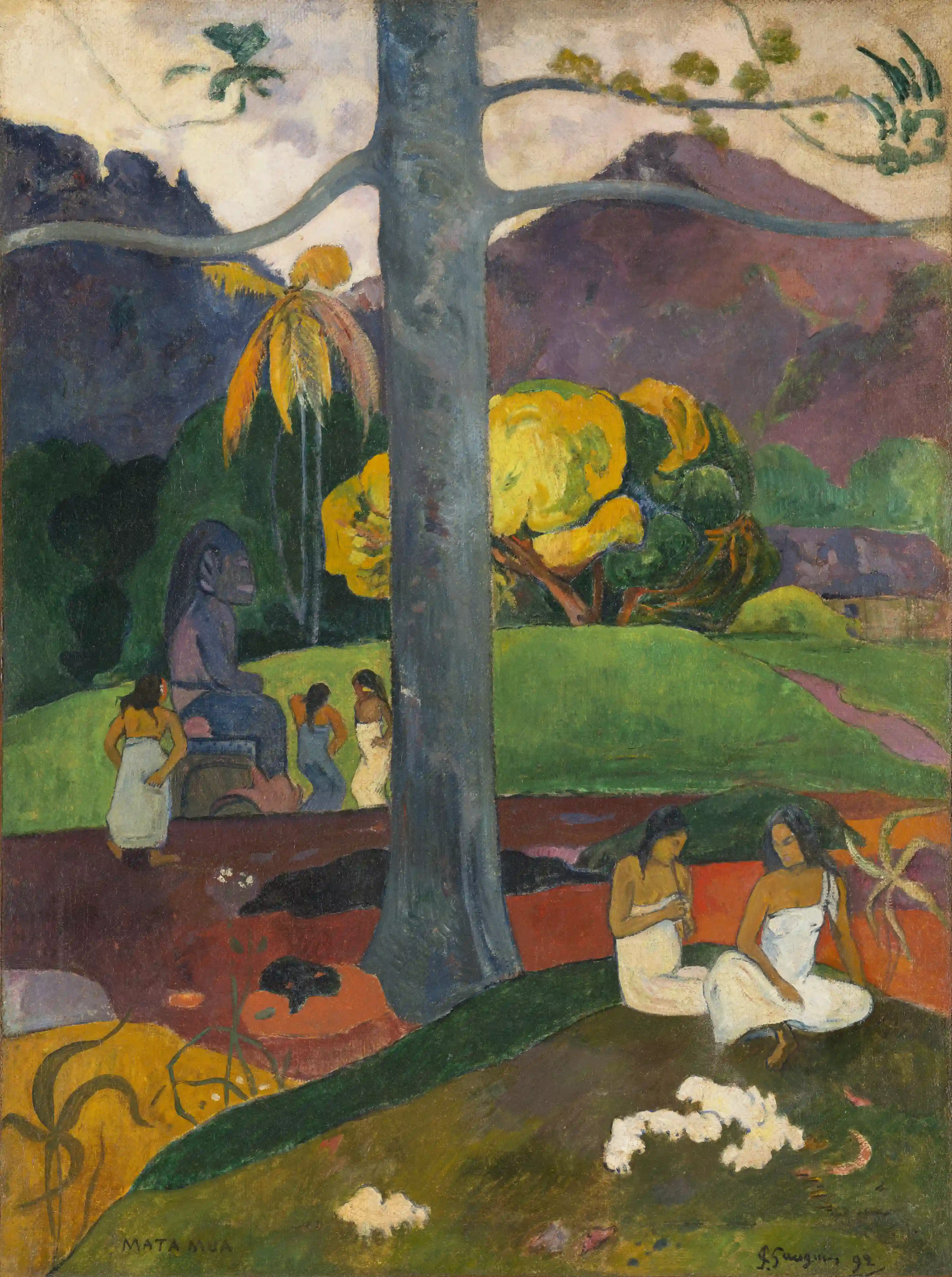 Obra Mata Mua de Paul Gauguin