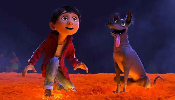 Miguel y Dante (Coco). Miguel y Dante (Coco).