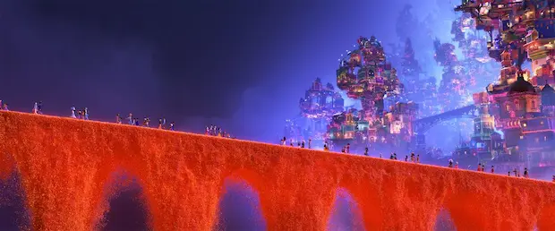Puente que sirve de paso entre la Tierra de los Muertos y la de los Vivos. Puente que sirve de paso entre la Tierra de los Muertos y la de los Vivos.