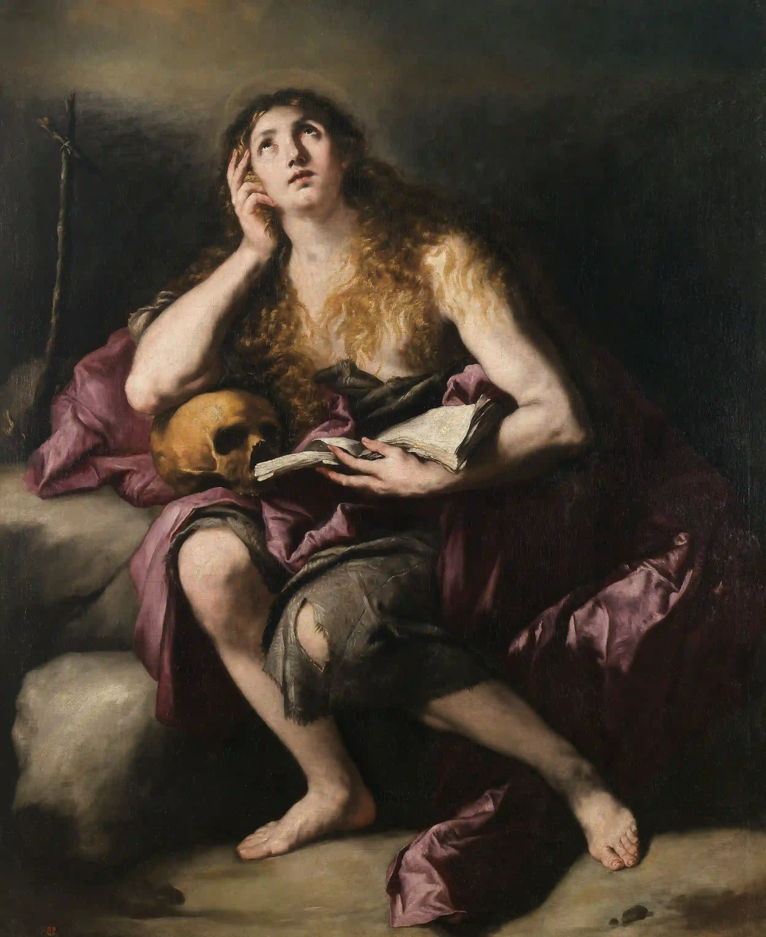 Luca Giordano, La Magdalena penitente, c. 1660 Luca Giordano, La Magdalena penitente, c. 1660