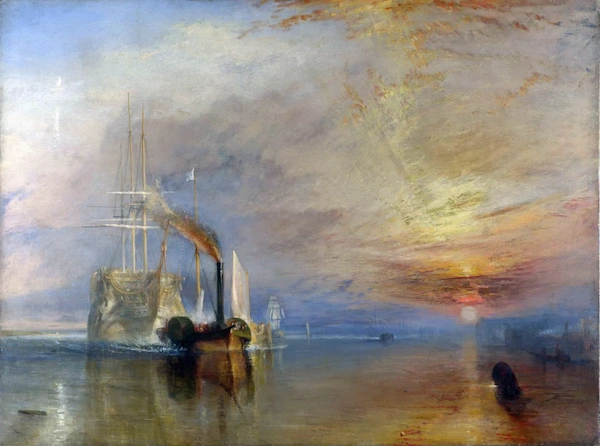 William Turner, El último viaje del «Temerario (1839) William Turner, El último viaje del «Temerario (1839)