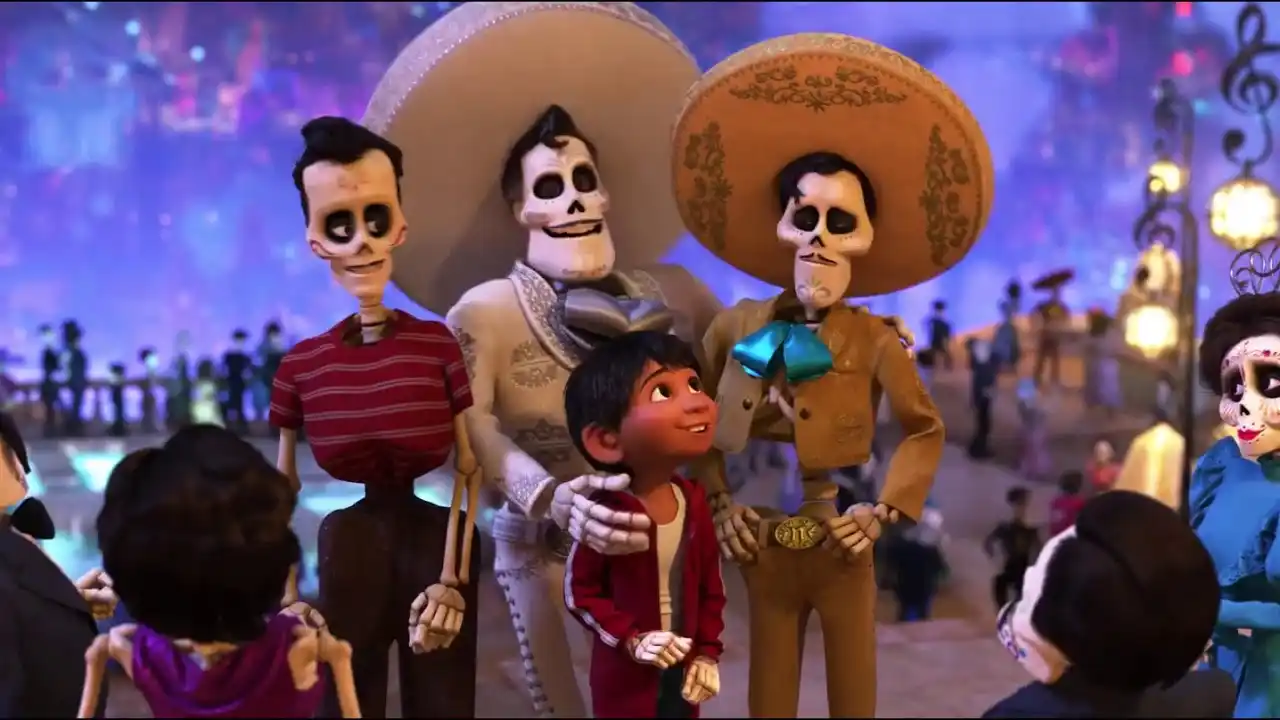 Jorge Negrete y Pedro Infante en Coco Jorge Negrete y Pedro Infante en Coco